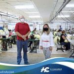 Visita alcaldesa maquiladora RENETEX