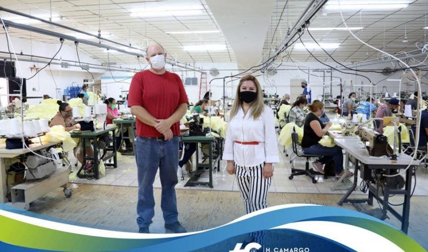 Visita alcaldesa maquiladora RENETEX